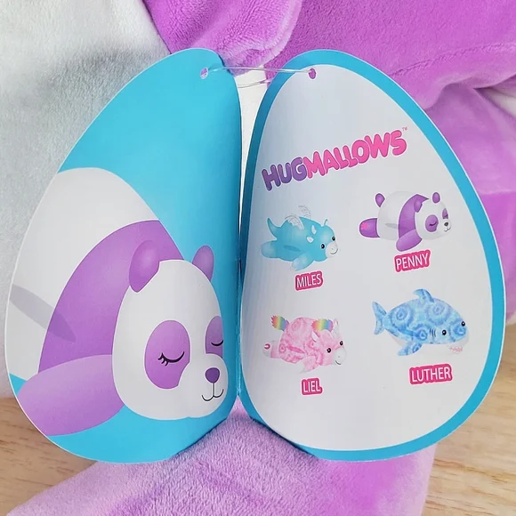 Squishmallow Penny the Panda 22 UltraSoft Hugmallows Easter Version Plush NWT